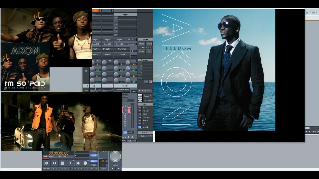 Akon ft Young Jeezy & Lil Wayne – I’m So Paid (Slowed Down)