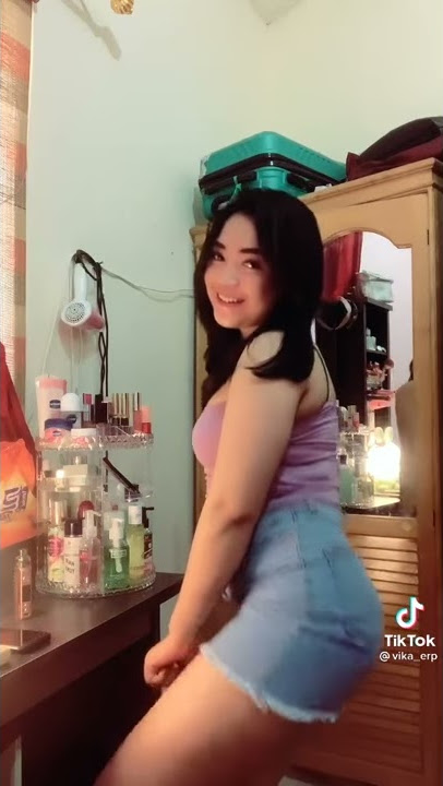 tante vika goyang tiktok damage nya bukan main