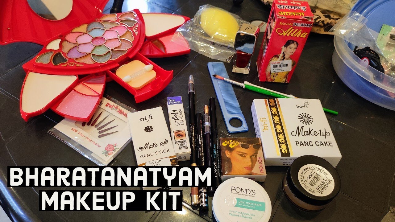 Bharatanatyam Face Makeup Kit Essentials Makeup Product For Classical bharatanatyam-face-makeup-kit-essentials-makeup-product-for-classical