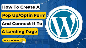 How To Create A Pop Up Optin Form And Connect It To Your Landing Page