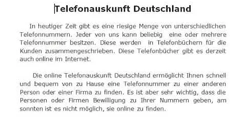 Welche Telefonauskunft ist kostenlos?