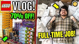 LEGO CLEARANCE SEASON IS BACK! Packing Orders as a FULLTIME LEGO Bricklink Seller! LEGO Vlog #13