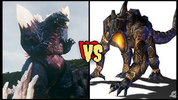 Godzilla: Unleashed OVERHAUL Spacegodzilla VS Obsidius AI Clash [Request] Extremely Intense