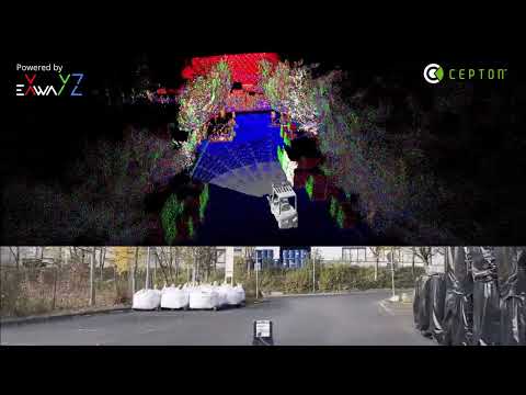 Exwayz x Cepton - Map based object detection with Cepton Nova LiDAR