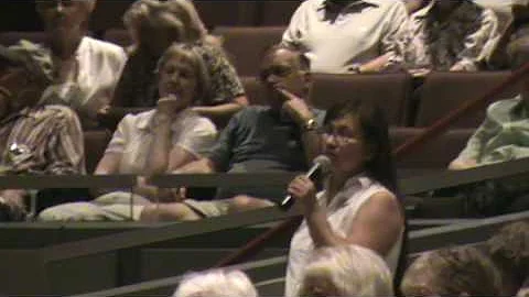 Melinda Gopher asks Denny Rehberg a Health Care Question.  Melinda Gopher