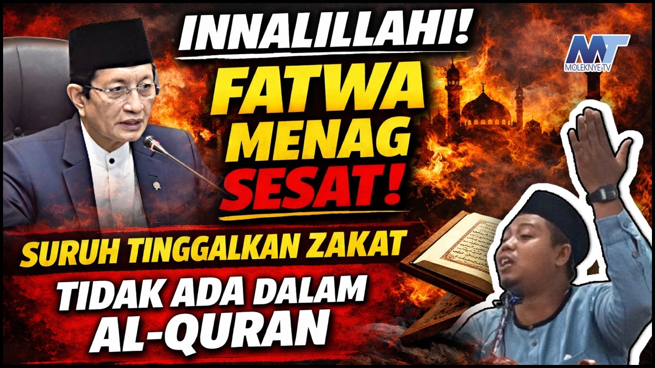 Innalillahi! Fatwa Menag Sesat! Suruh Tinggalkan Zakat Tidak Ada Dalam Al-Quran