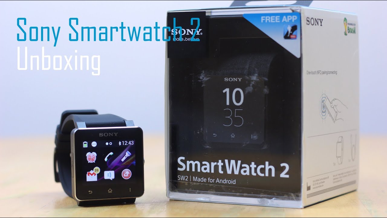 2 youtube smartwatch sony