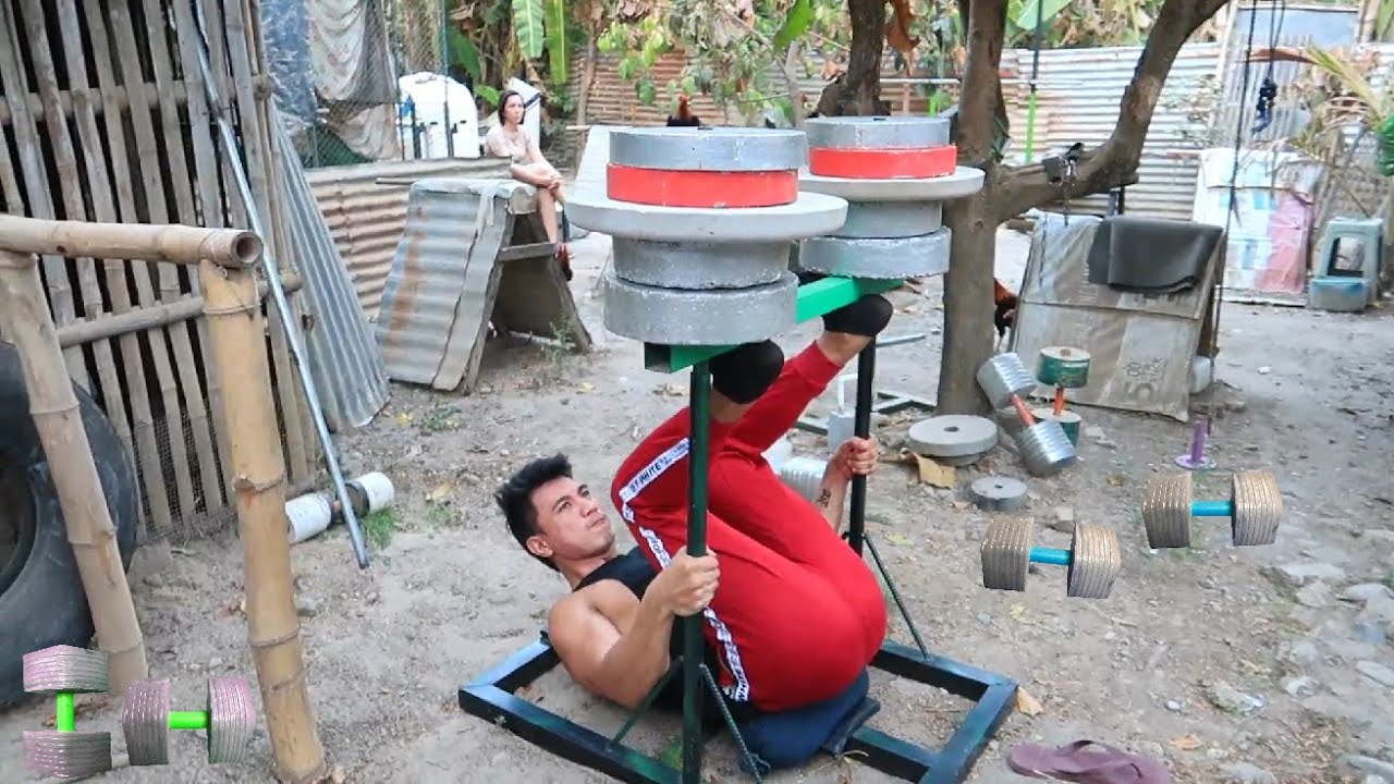 Homemade Village Gym Workout Motivation