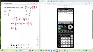 Using TI-84 Plus (Inverse Trigonometry )