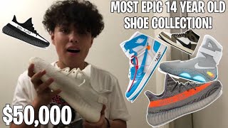 Most Epic 14 Year Old Shoe Collection