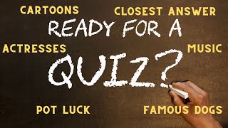 The Big Quiz V92 - Pub Quiz - 6 Rounds with Timed Questions - Pot Luck, Music, Cartoons & More......