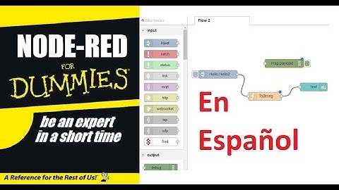 NODE-RED FOR DUMMIES--TUTORIAL 01 Básico Principiantes Fundamental