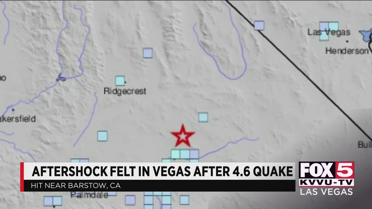4.6 Earthquake sends aftershocks to Las Vegas YouTube