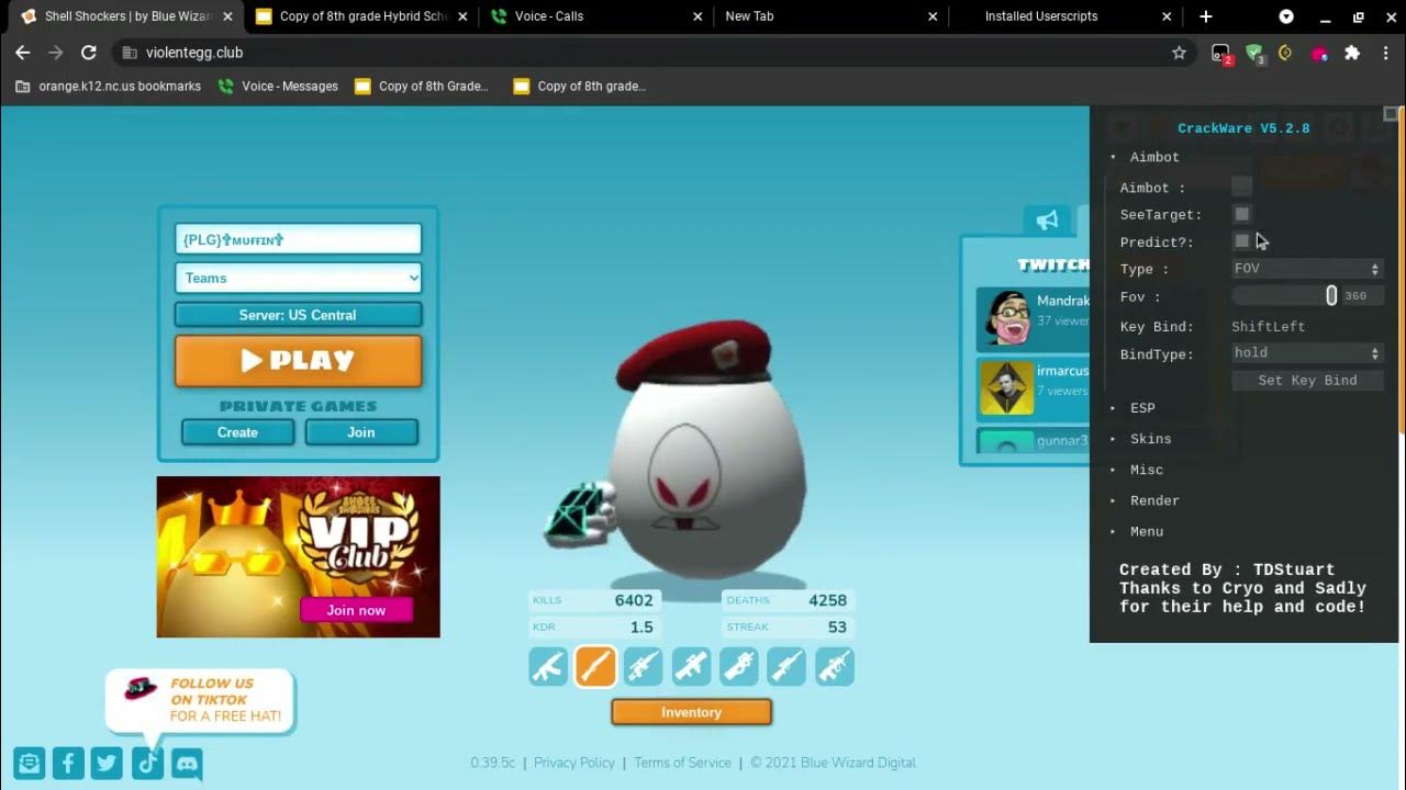 How To Get Aimbot On Shell Shockers Shell Shockers Hack! (aimbot, esp) WORKING April 2021 - YouTube
