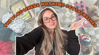 The Crochet Vlog Where Not a Single Project Gets Finished | EXTRA CHATTY