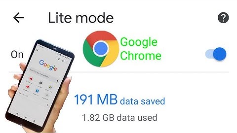 Activate chrome lite mode. Use less data and browse faster