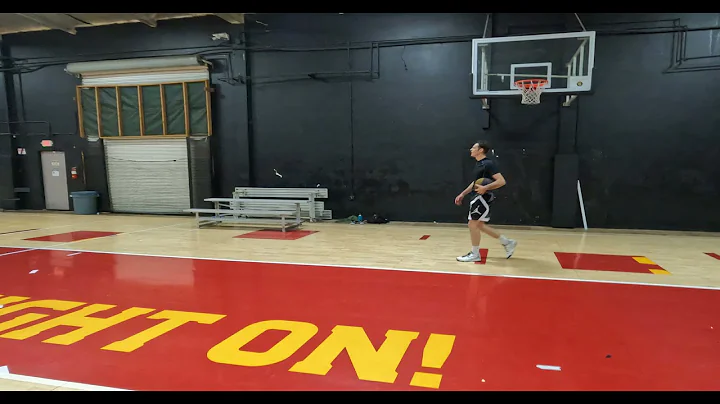 Double Between the Legs AMAZING Dunk session Jared Roth 6'3 Highflyer