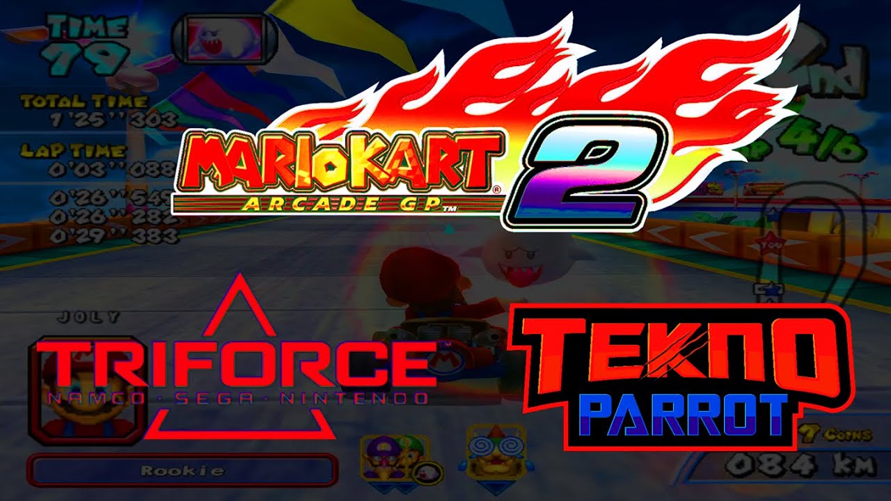 Mario Kart GP 2 | TRIFORCE | TeknoParrot | How to setup | Gameplay