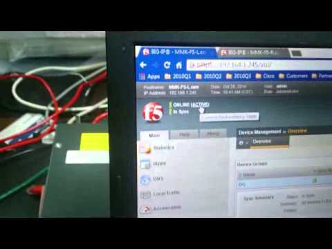 F5 LTM Force Failover Test - YouTube