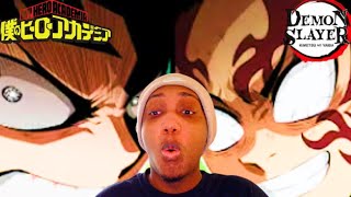 THIS ISNT THE BLUELOCK I REMEMBER! A Legend Reacts To @A-R0N   MHA VS Demon Slayer in BlueLock