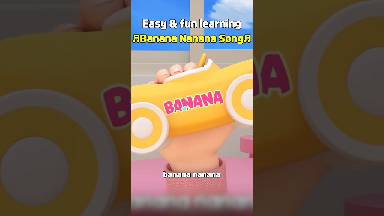 Banana Nanana song🍌 #shorts #songsforkids - YouTube