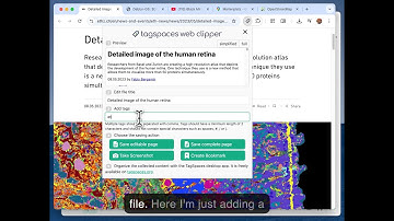 TagSpaces | Web Clipper Browser Extension