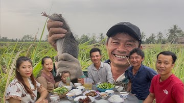 Chuột cống nhum nướng sa tế lai rai vài ly rượu ổi của anh Thành phải nói là hết bài UQMT