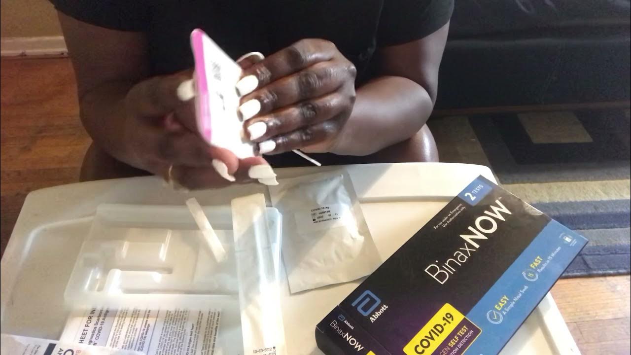 How to use Binax Now COVID19 Antigen self test for infection detection