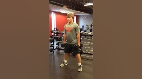 Squat Curl Press Dumbbell Superset