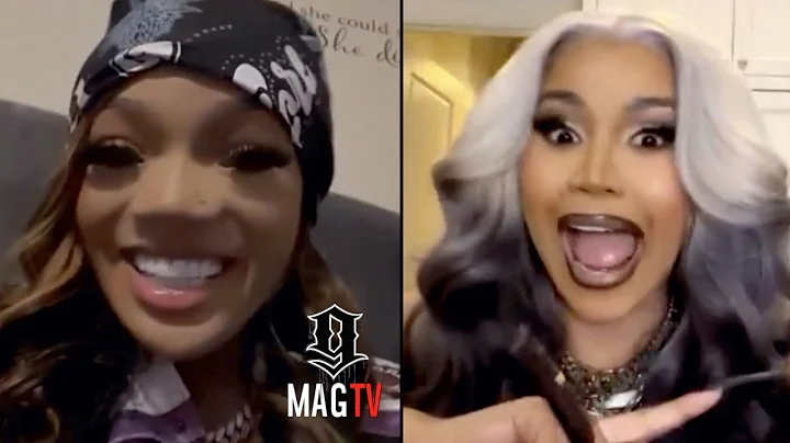 Glorilla Cracks Up At Cardi B Impersonating Her Vo...