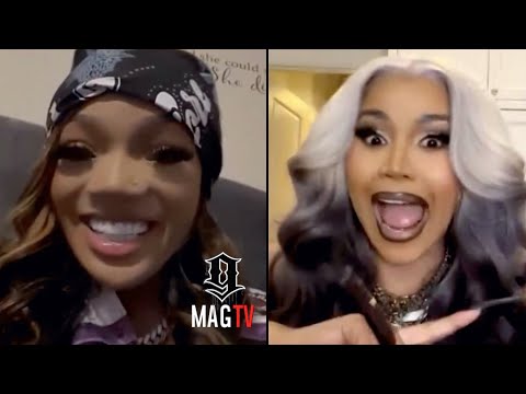 Glorilla Cracks Up At Cardi B Impersonating Her Voice! 😂