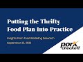 [FULL RECORDING] Insights from Food Modeling Research — Putting the Thrifty Food Plan Into Practice