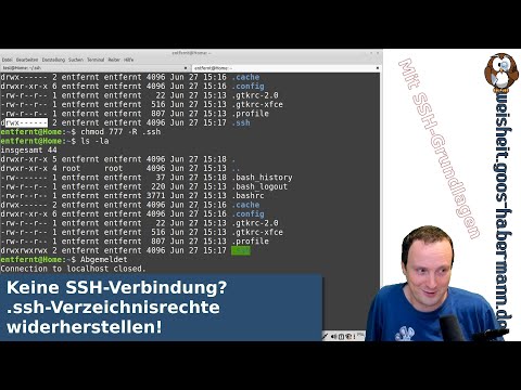 SSH-Grundlagen: Keine Verbindung? Rechte widerherstellen!