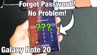 Galaxy Note 20: Forgot Password? Let's Factory Reset (Hard Reset Bypass Password)