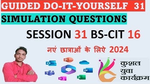 Guided Do it yourself session 31 || BS-CIT SESSION 16 #kyp #sessions #bscit #doityourself #youtube