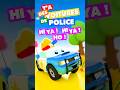 Les voitures de polices | COMPTINES ENFANTS | #shorts