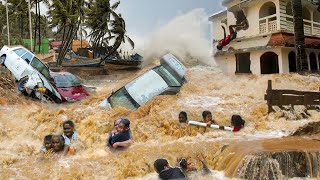 Malaysia suffered by the flash flood! Scary flooding in Klang, Selangor