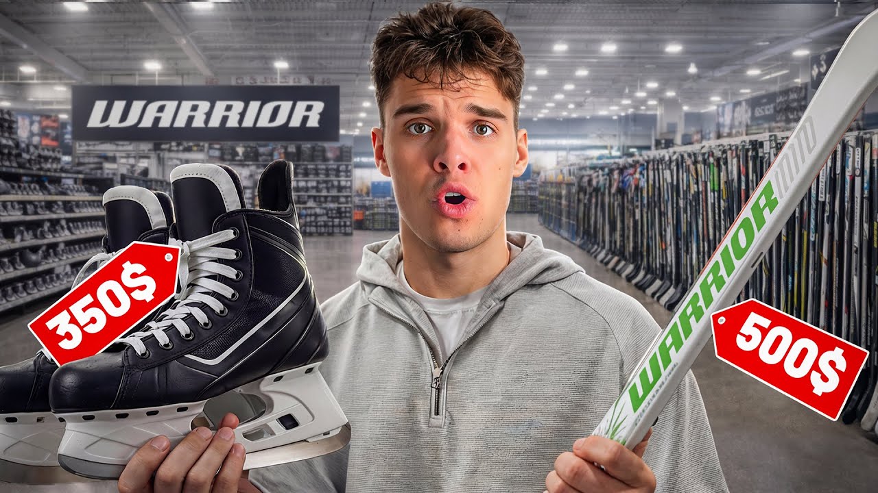 MON PREMIER ÉQUIPEMENT DE HOCKEY (Warrior)