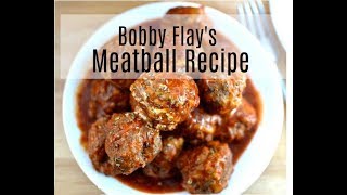 Bobby Flay's Meatball Recipe