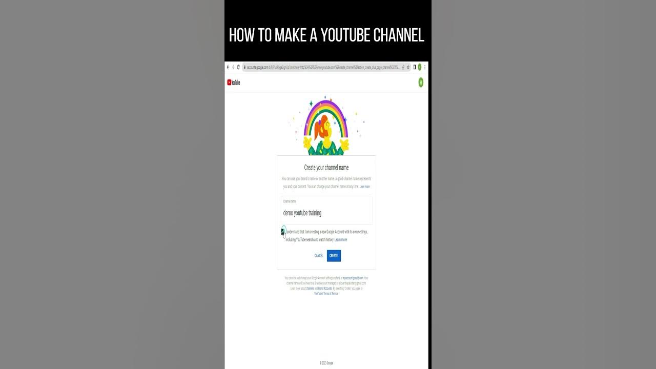 How to make a youtube channel google com search youtube