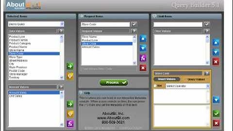 Query Builder Demo for Hyperion Interactive Reporting (IR)