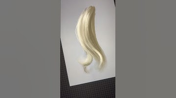 How to Draw Blonde Hair in Procreate using Procreate Brushes