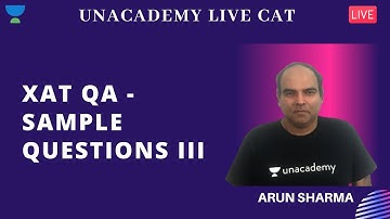 XAT QA - Sample Questions III by Arun Sharma