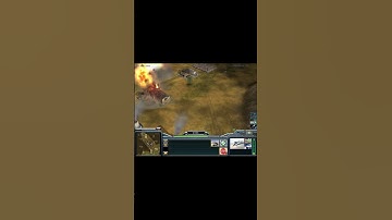 Command and Conquer Generals Zero Hour Destroying Nuclear Launch Facility #SHORTS #VIDEOGAMES #RTS