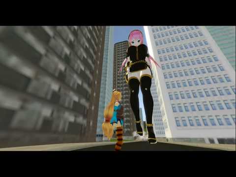 Sizebox: Giantess Luka in the City (Part 1)