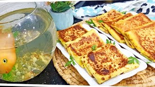 هاذ الوصفة لي لازم تجربوها في رمضان كريب مالح بحشوة اقتصادية و كمية وفيرة ( crêpes salées)