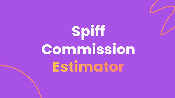 Commission Estimator | Spiff