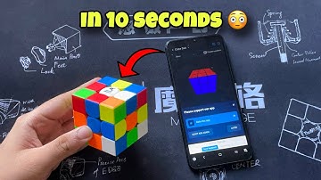 This App Can solve your Rubik’s cube in 10 - 20 seconds! l Crazy app 😳😱