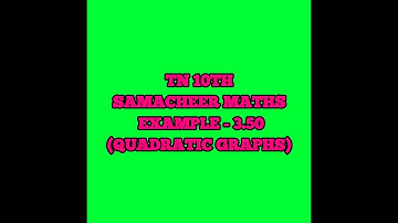 10TH MATHS NEW SYLLABUS GRAFH EXAMPLE - 3.50