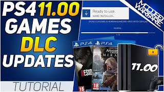 Installing PS4 Games, DLC & Updates on the 11.00 Jailbreak!